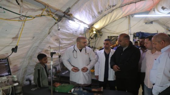 المستشفى الميداني الأردني جنوب غزة/9 يباشر أعماله