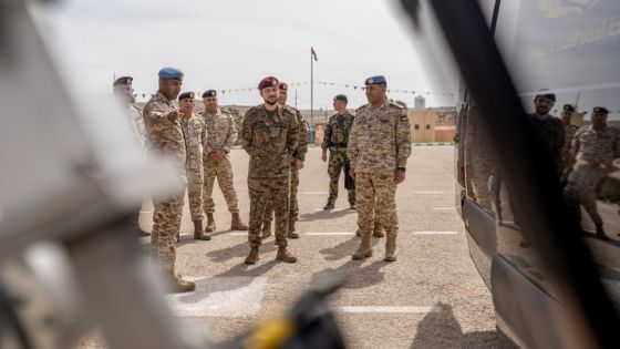 ولي العهد يزور مديرية سلاح الهندسة الملكي