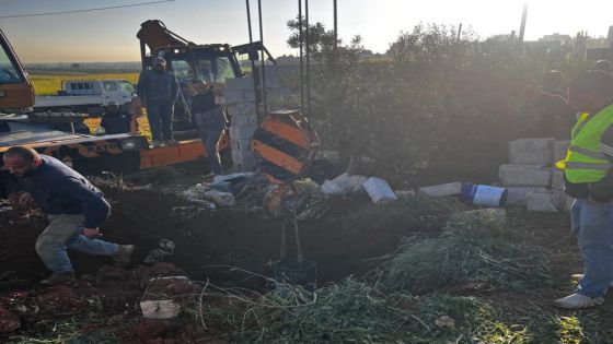 ضبط بئر مخالفة تبيع المياه وردمها في الرمثا