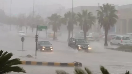هطولات مطرية كبيرة قادمة للأردن بمنخفض جوي من الدرجة الثالثة