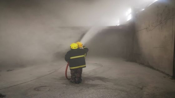 إصابات جراء حريق في مدينة الحسن الصناعية في الرمثا