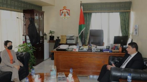 المنسق الحكومي لحقوق الإنسان يلتقي ممثلة اليونسكو بالأردن.