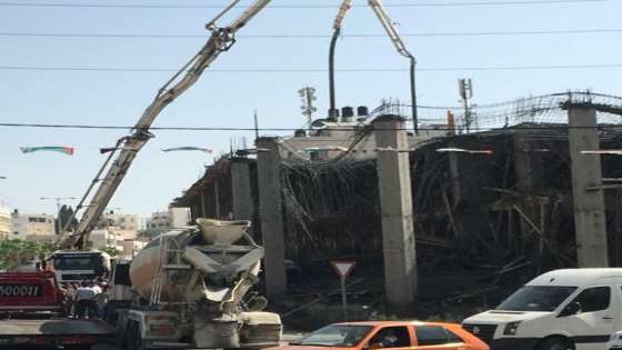 وفاة و6 اصابات بانهيار مبنى قيد الانشاء في العاصمة عمان
