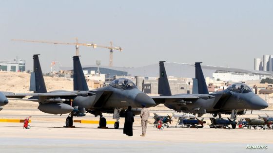 F-15SA fighter jets are seen during a graduation ceremony and air show marking the 50th anniversary of the founding of King Faisal Air College in Riyadh, Saudi Arabia, January 25, 2017. REUTERS/Faisal Al Nasser