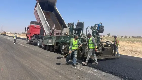 أمانة عمّان: تعبيد جزئي لشارع المطار باتجاه الدوار السابع مساء اليوم