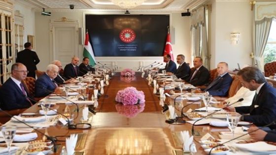 لقاء مغلق بين عباس وأردوغان لبحث تطورات القضية الفلسطينية
