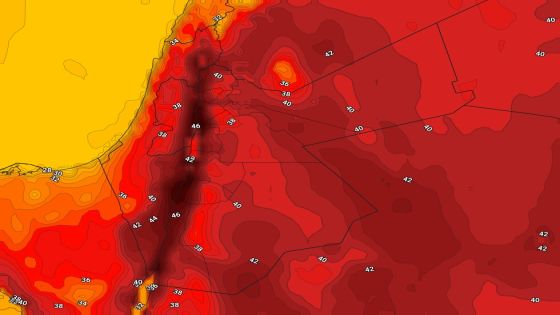 تعمّق تأثير الموجة الحارة .. والأغوار الجنوبية تسجل 44 درجة في الظل