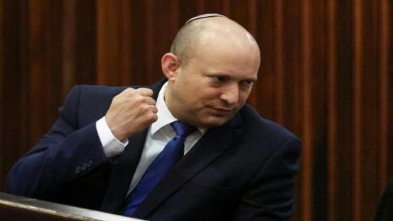 Yamina party leader Naftali Bennett gestures during a special session of the Knesset whereby Israeli lawmakers elect a new president, at the plenum in the Knesset, Israel's parliament, in Jerusalem June 2, 2021. REUTERS/Ronen Zvulun