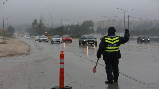 الامن العام يحذر الاردنيين من المنخفض الجوي