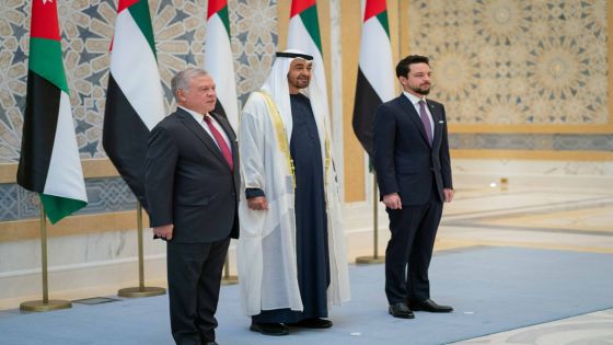 الملك وولي العهد يستقبلان رئيس الإمارات في عمّان