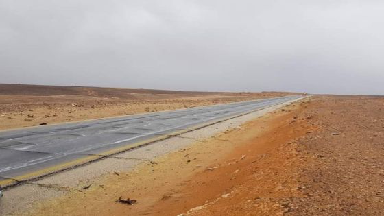 عاجل /بالفيديو تساقط الامطار في جنوب مملكة في محافظة معان الأن .