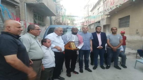 الهيئة الإدارية لنادي البقعة في زيارة ابو جابر