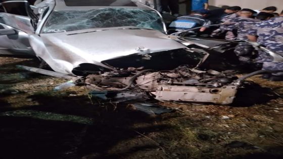 عاجل|حادث سير على طريق المشيرفة بمحافظة الكرك وأكثر من ٦ اصابات ووفاة