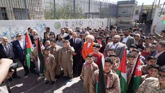 الجامعة الألمانية الأردنية تفتتح مكتبة و مختبر مدرسة العبدلية إحتفالاً باليوم الوطني للعلم