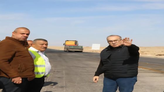 بتمويل من شركة الفوسفات الأردنية وقبل الموعد بشهرين••• الأشغال تنهي المرحلة الأولى من مشروع تأهيل طريق معان–الشيدية-المدورة  