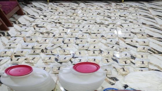 المنطقة العسكرية الشرقية تحبط 3 محاولات تهريب مخدرات بواسطة بالونات