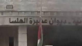 اندلاع حريق في ديوان عشيرة الهلسا بدابوق