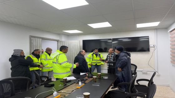 المصري يتفقد فجراً لواء ناعور ومحافظة مادبا لمتابعة الجاهزية للمنخفض الجوي