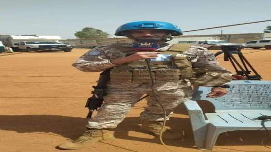 استشهاد جندي أردني اثر القيام بواجبه في مالي