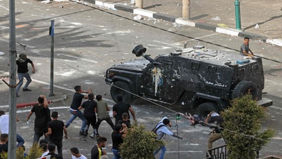 اشتباكات بين مواطنين وأجهزة السلطة الأمنية في نابلس