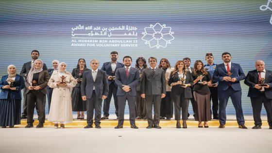 ولي العهد يكرم الفائزين بجائزة الحسين بن عبدﷲ الثاني للعمل التطوعي