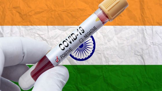 Coronavirus Concept With India Flag