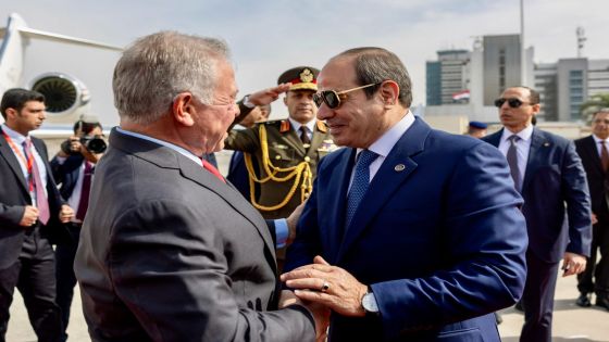 الملك والرئيس المصري يعقدان مباحثات في القاهرة