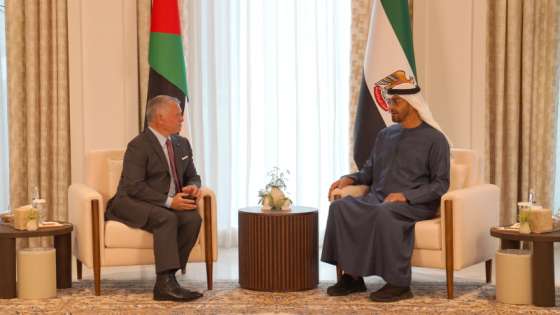 الملك يبحث مع الرئيس الإماراتي آفاق التعاون بين البلدين