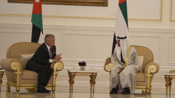 الملك من أبوظبي : أمن الإمارات من أمن الأردن