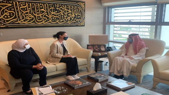 السفير السعودي في عمان يلتقي المديرة التنفيذية للصندوق الأردني الهاشمي للتنمية البشرية