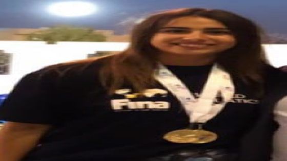 طالبة جامعة الأميرة سميّة للتكنولوجيا ليديا الصفدي تفوز بذهبية البطولة الصيفية المفتوحة الثانية للسباحة