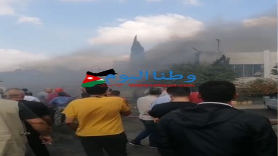 اندلاع حريق في بلدية كفريوبا / غرب اربد