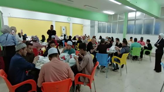 مركز دراسات المرأة في جامعة آل البيت يقيم مأدبة افطار رمضاني لعدد من طلبة الجامعة الاجانب وطلاب السكنات الداخلية