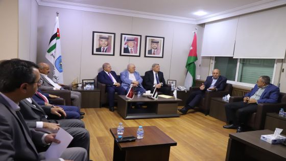 لجنة فلسطين في الأعيان تزور الهيئة الخيرية الأردنية الهاشمية 