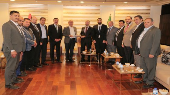 الوفد الصناعي الأردني يلتقي رئيس الهيئة العامة للمنافذ البرية والبحرية السوري