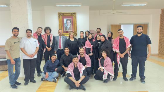 فرقة كورال جامعة فيلادلفيا تشارك في احتفالات عيد الاستقلال الـ79 في جامعة الطفيلة التقنية