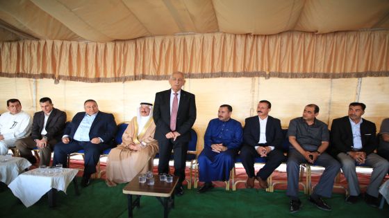 مندوباً عن الملك وولي العهد.. العيسوي عشائر بني خالد