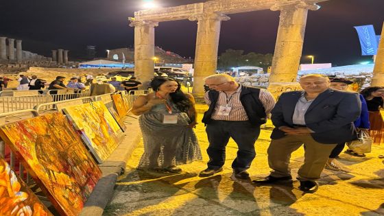 بمشاركة ٢٣ فنان افتتاح سمبوزيوم مهرجان جرش الدولي للفنون التشكيلية ” ارسم وطنك الاردن ” 