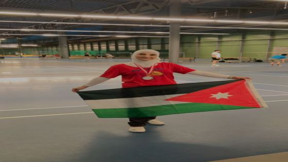 نسرين حمادة تحصد المركز الثاني في بطولة الراكتلون العالمية