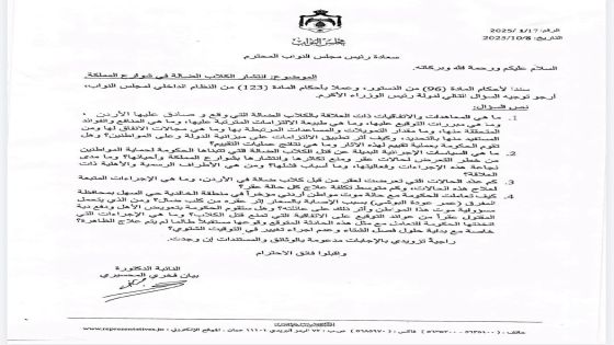 النائبة الدكتورة بيان المحسيري تتقدم بسؤال نيابي حول انتشار الكلاب الضالة في شوارع المملكة