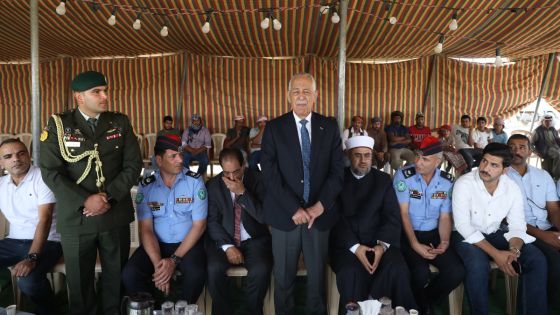 *مندوباً عن الملك وولي العهد. العيسوي يعزي المجالي والقدومي والمدني*