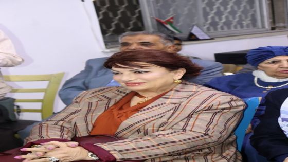 سارة طالب السهيل تحاضر عن العنف ضد المرأة