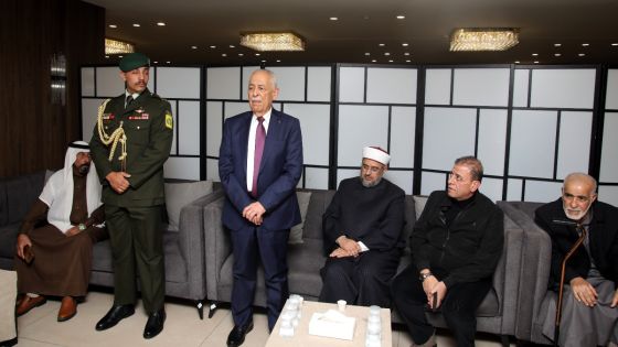 مندوباً عن الملك وولي العهد. العيسوي يعزي عشائر المجالي والزعبي والقاضي