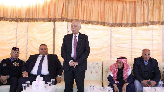 مندوباً عن الملك وولي العهد. العيسوي يعزي عشائر القاضي والشرايعة والمجالي ومنّاع