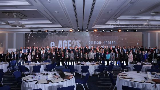 انطلاق أعمال المؤتمر الدولي الخامس عشر للمنظمة العربية لشبكات البحث والتعليم e-AGE25 في عمّان