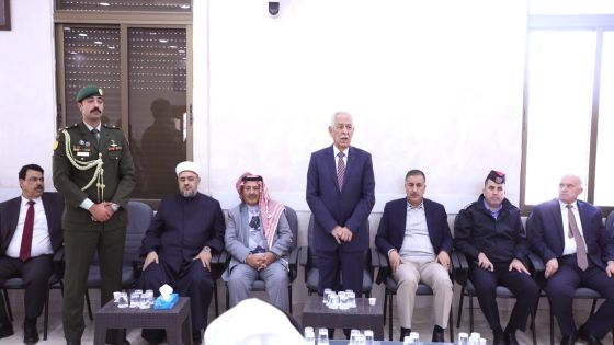 مندوباً عن الملك وولي العهد. العيسوي يعزي أبو هزيم وقيتوقة