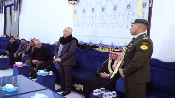 مندوباً عن الملك وولي العهد.. العيسوي يعزي الخريشا وعبيدات