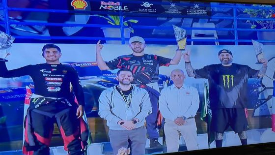 عبدالله حمادة يتألق ويضع الأردن على منصة التتويج العالمية في سباقات السيارات