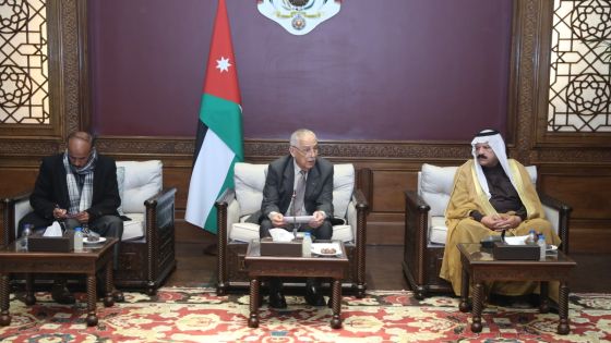 رئيس الديوان الملكي يلتقي وفداً من ديوان عشيرة العفيشات