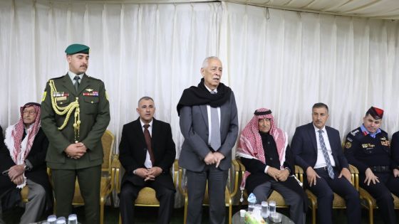 العيسوي ينقل تعازي الملك وولي العهد إلى عشائر القباعي والرشيد والجراح وعرفات